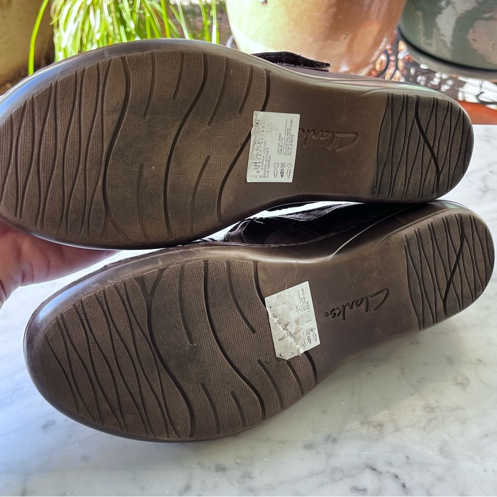 Clarks Collection Brown Leather Evianna Crown, 9.5, Mary Jane Shoe, NWT - Picture 10 of 13